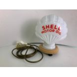 Shell Motor Oil Lamp - Working