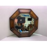 Oak Framed Octagonal Mirror