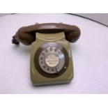 Two Tone Brown Vintage Telephone