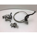 Pair of 2012 Hope EVO M4 Hydraulic Brakes