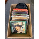 Box of 45rpm Records