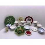 Various China, Cabbage Plate etc