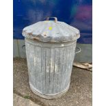 Galvanised Dustbin