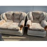Two Seater Sofa and Matching Armchair