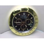 Rolex Dealer Display Clock to Replicate Oyster Perpetual Date Daytona