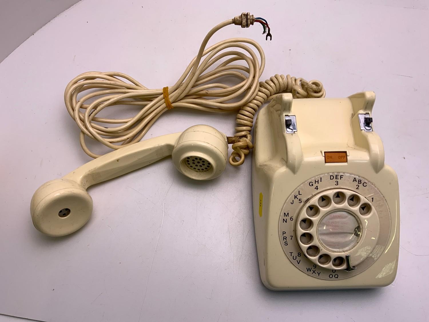 Vintage Light Cream Telephone - Image 2 of 2