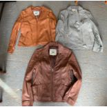 5x Ladies Leather Jackets - Assorted Sizes