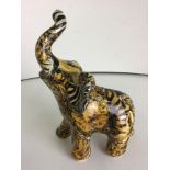 Safari Collage Collection - Indian Elephant Trumpeting 20cm - Boxed