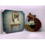 Canvas Print - Dog and Fox Mirror