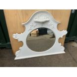 Painted Overmantel Mirror