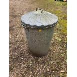 Galvanised Dustbin