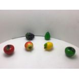 6x Free Blown Fruits - One Damaged