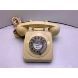 Vintage Cream Telephone Main/Extension Buttons