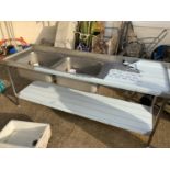 Unused Stainless Steel Commercial Sink