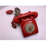 Red Vintage Telephone