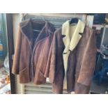 2x Sheepskin Coats