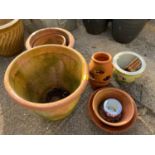 Quantity of Terracotta Planters etc