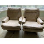 Pair of Retro Swivel Chairs