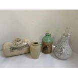 Stone Hot Water Bottle, Vintage Inhaler etc