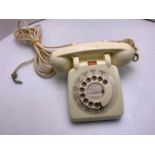 Vintage Light Cream Telephone