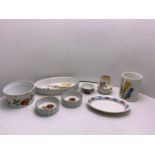 Various China - Evesham, Portmeirion and Poole etc