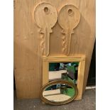 Mirrors and Key Wall Hangings