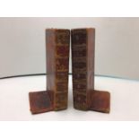 Leather Bound Victorian Book Ends