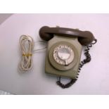 Vintage Two Tone Brown Telephone