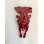 Lea Stein Red Fox Brooch