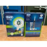 2x Unused Oral B Electric Toothbrush Sets