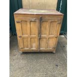 Continental Pine Cupboard - 105cm W x 80cm D x 110cm H