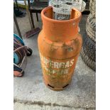 Propane Gas Bottle and Some Contents