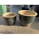 Glazed Planters