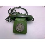 Vintage Two Tone Green Telephone