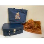 Steiff Bag, Vanity Case and Contents - Fur Stoles