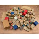 Vintage Childrens Wooden Bricks