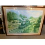 Framed Print - Country Scene Great Western Train