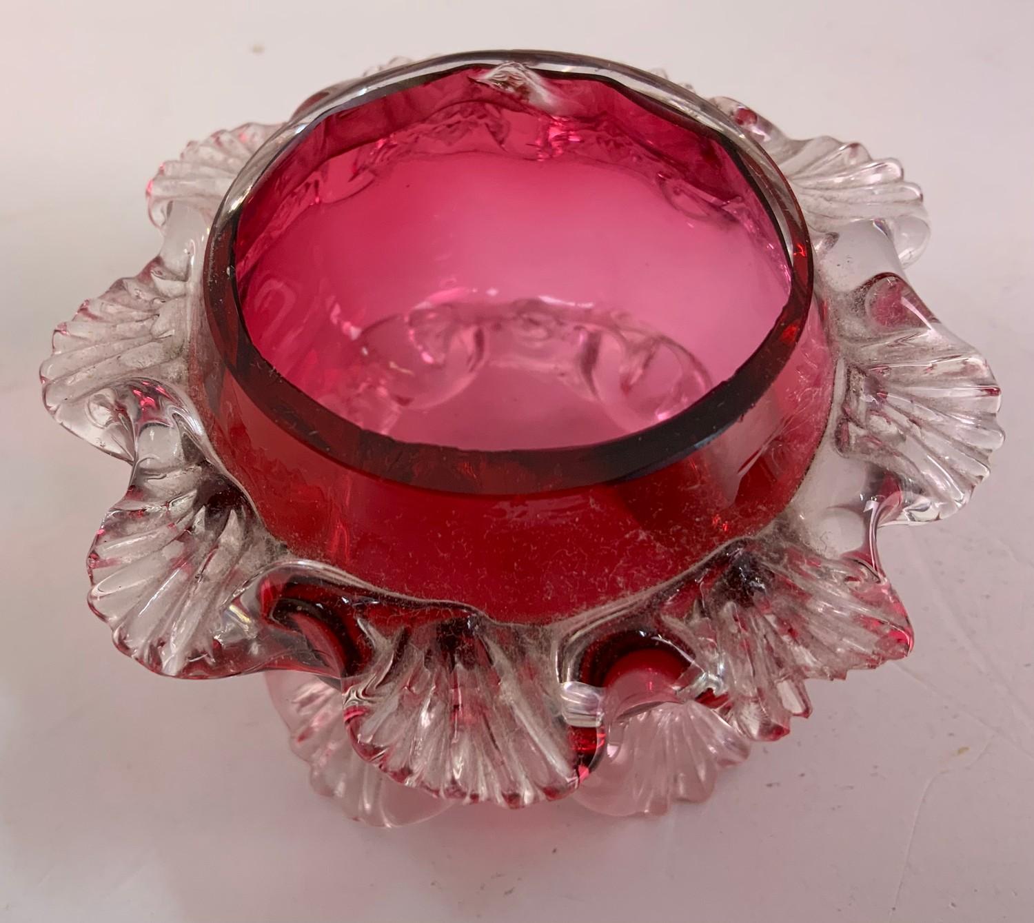 Red Glass Bowl, Jugs etc - Image 2 of 2
