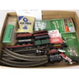 Box of N Gauge Model Railway Trucks and Other