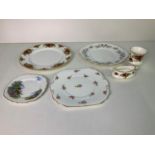 Cake Plates and Other to Include Royal Albert