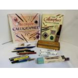 Calligraphy Books, Pens etc and Queensway Cartridge Fountain Pen