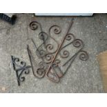 Wrought Iron Brackets etc