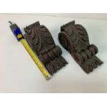 Pair of Carved Brackets