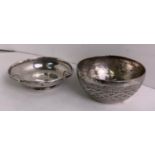 2x Silver Dishes - One Marked Sheffield 1904