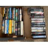 2x Boxes of Hardback Books - Mystery/Suspense
