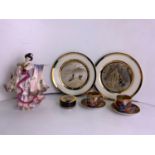 2x Chokin Plates, Delicate Elegance Figurine etc