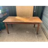 Oak Kitchen Table - 183cm W x 76cm D 76cm H