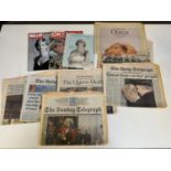Vintage Newspapers Royal Events