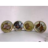 12x Game Birds of the World by Basil Ede Collectors Plates with Certificates