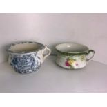 2x Decorative Victorian Chamber Pots